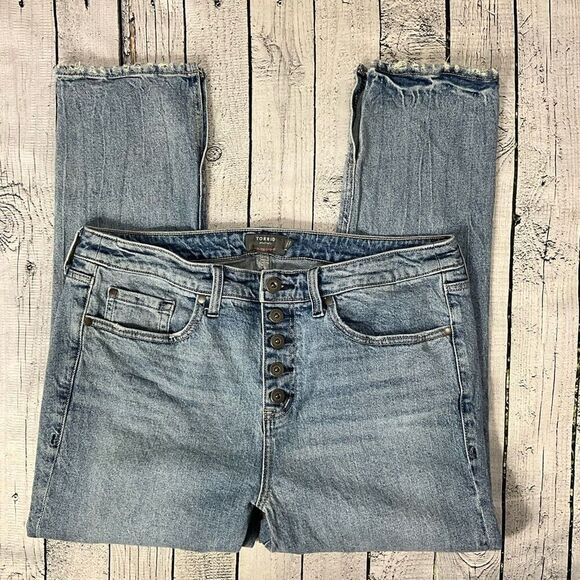 TORRID High Rise Straight Leg Jeans - Picture 1 of 5